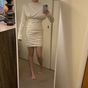 House of CB white dress